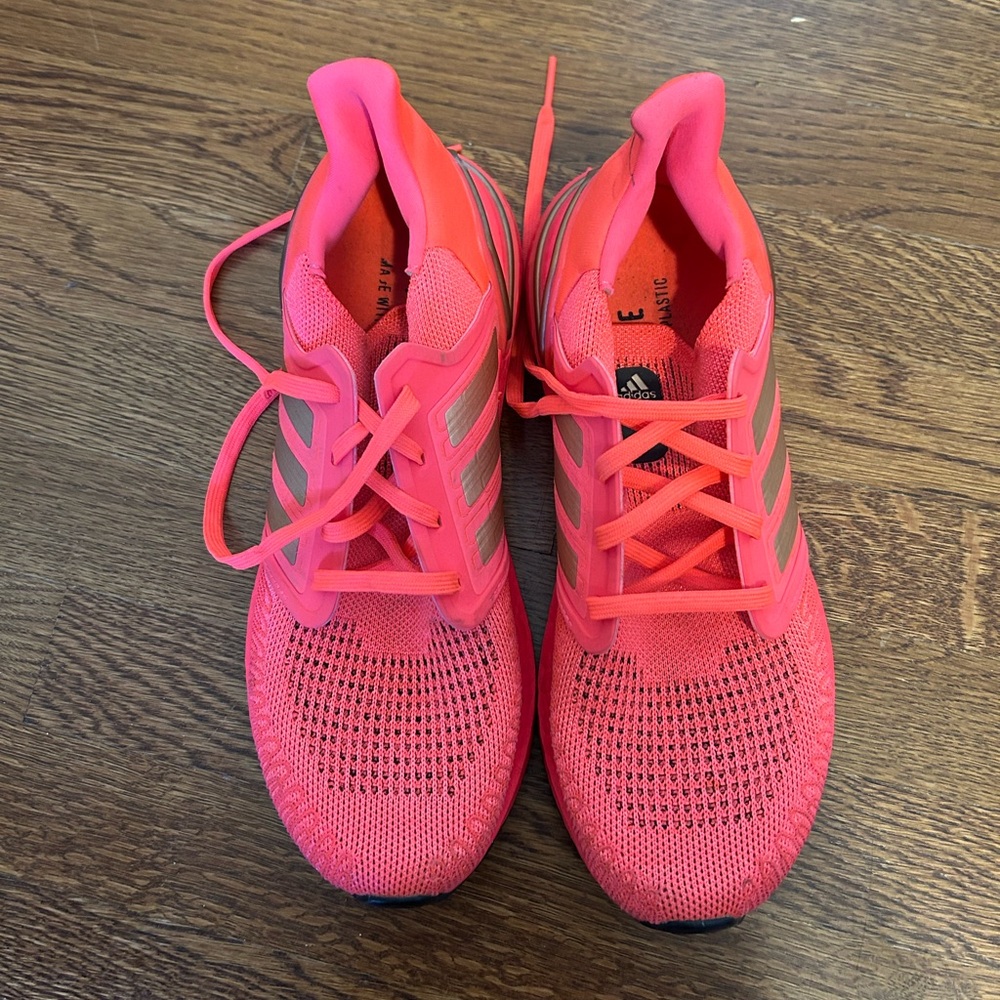 Adidas Prime Blue Women's Bright Pink Athletic Shoes